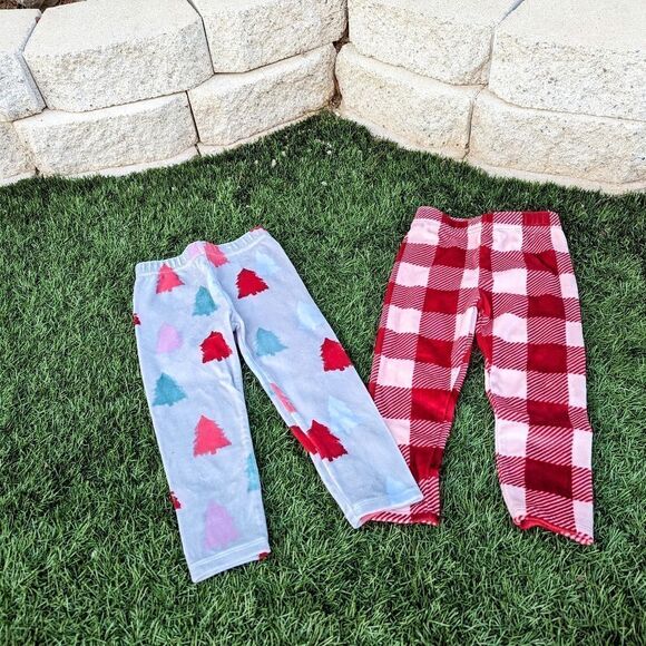 Garanimals little girls Christmas pattern pants - Picture 1 of 14
